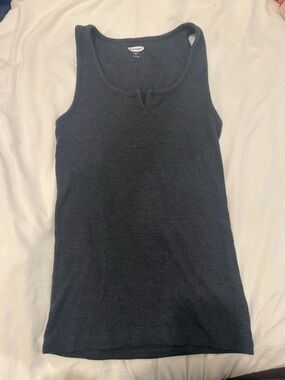 Old Navy Women's Navy Ribbed Tank Top Size Small
